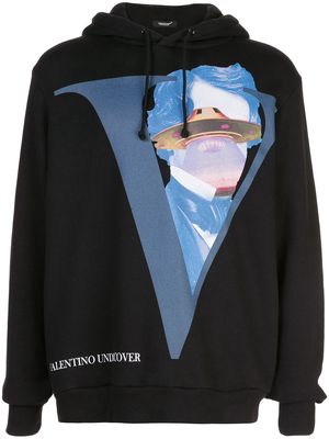 Undercover x Valentino UFO hoodie - Black