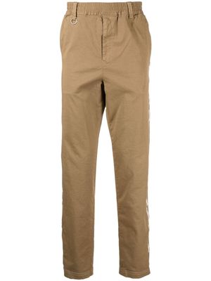 Undercover zip-detail straight-leg trousers - Brown