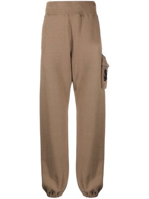 UNDERCOVER zip-pocket track pants - Brown