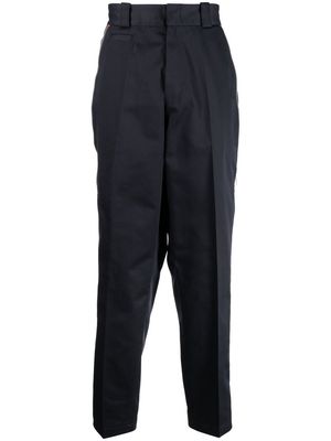 Undercover zipper-detail tailored trousers - Blue