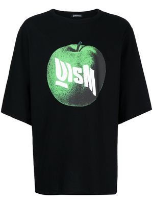 Undercoverism Apple-print cotton T-shirt - Black