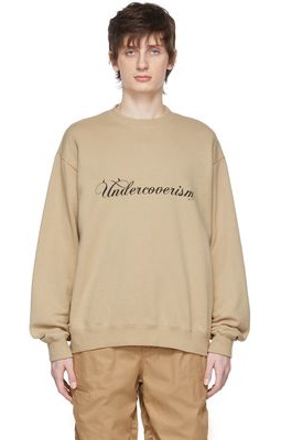 Undercoverism Beige Cotton Sweatshirt