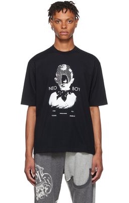 Undercoverism Black & Navy Cotton T-Shirt