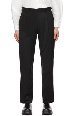 Undercoverism Black Paneled Trousers