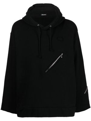 Undercoverism cotton zipped hoodie - Black