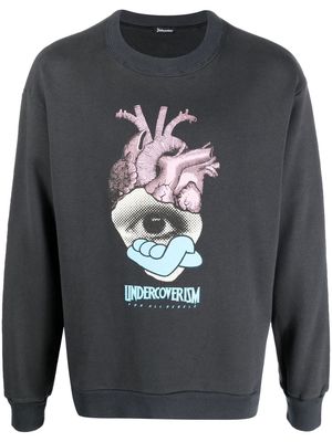 Undercoverism graphic-print crew-neck sweatshirt - Black