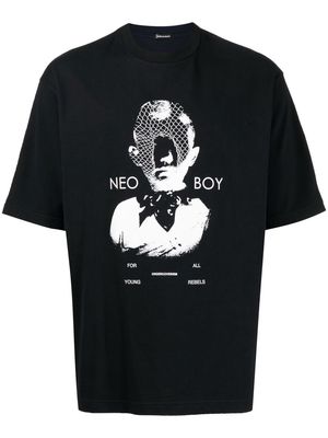 Undercoverism graphic-print T-shirt - Black