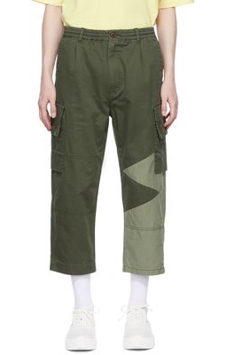 Undercoverism Green Cotton Cargo Pants