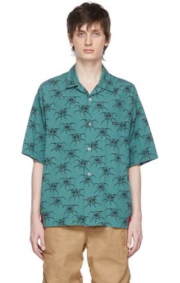 Undercoverism Green Rayon Shirt