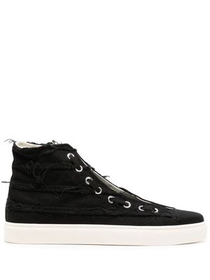 Undercoverism high-top zippered sneakers - Black