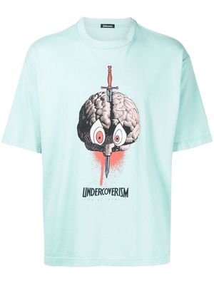 Undercoverism logo crew-neck T-shirt - Blue