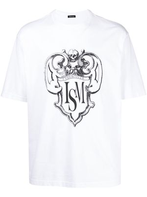 Undercoverism logo-print cotton T-shirt - White