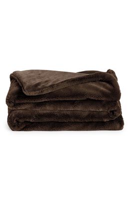 UnHide Lil' Marsh Small Plush Blanket in Chocolate Hare