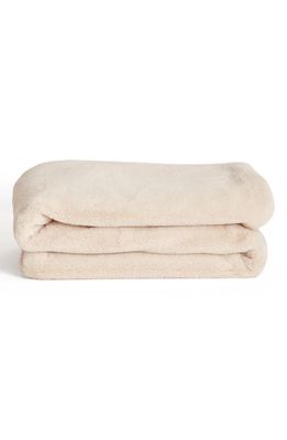 UnHide Lil' Marsh X-Small Plush Blanket in Beige Bear