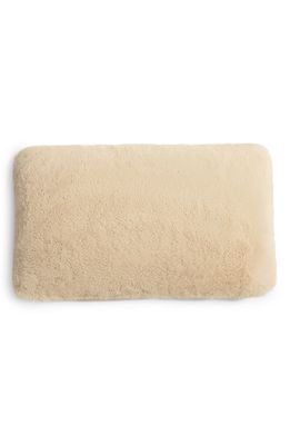 UnHide Squish Fleece Lumbar Pillow in Beige Bear