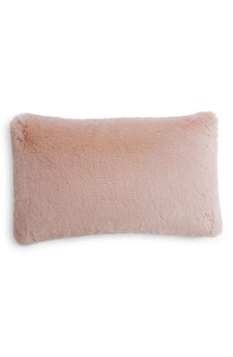 UnHide Squish Fleece Lumbar Pillow in Rosy Baby