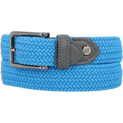 UNIFIED LEATHER Arnold Palmer Invitational Braided Belt in Blue