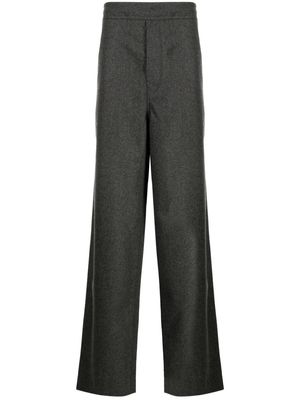UNIFORME drawstring-fastening straight-leg trousers - Grey