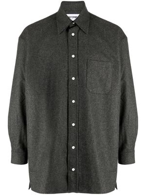 UNIFORME long-sleeve virgin wool shirt - Grey