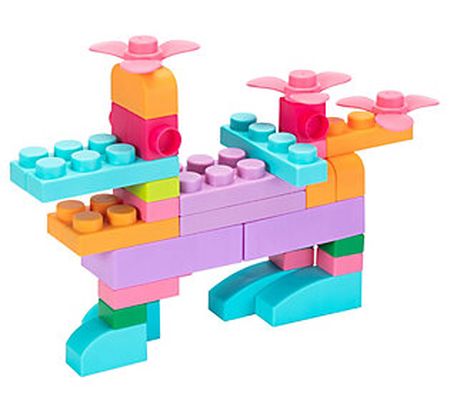 UNiPLAY Plus Soft Building Blocks 42 Piece Pink UN40422