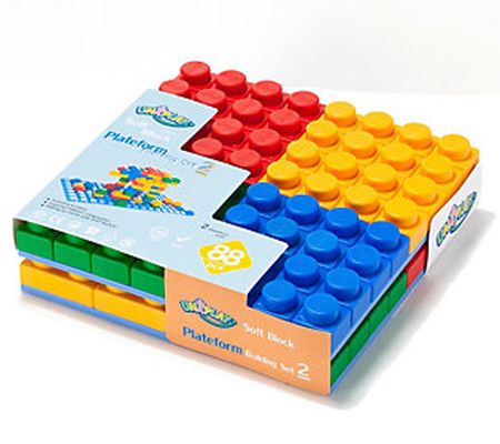 UNiPLAY Soft 2-Piece Base and 88 Building Block s UB012