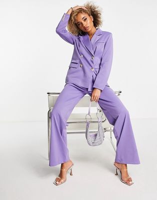 Unique21 tailored pants in purple - part of a set