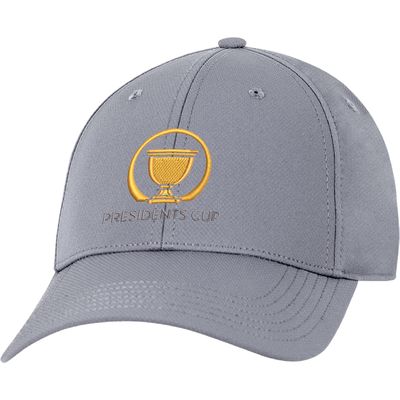 Unisex Ahead Gray 2024 Presidents Cup Stratus Adjustable Hat