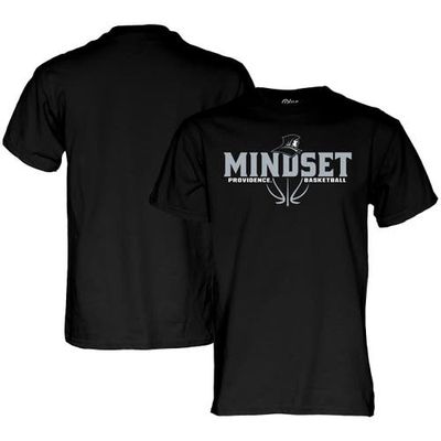 Unisex Blue 84 Black Providence Friars Men's Basketball Mindset T-Shirt