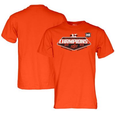 Unisex Blue 84 Orange Oklahoma State Cowboys 2023 Big 12 Men's Cross Country Champions T-Shirt