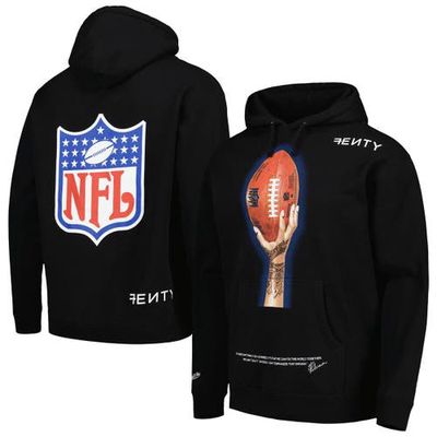 Unisex FENTY for Mitchell & Ness Black Super Bowl LVII Icon Pullover Hoodie
