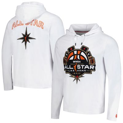 Unisex FISLL White 2023 WNBA All-Star Game Applique Long Sleeve Hoodie T-Shirt