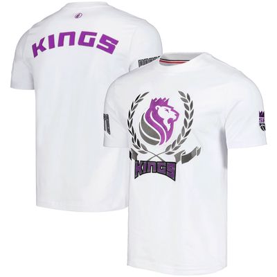 Unisex FISLL White Sacramento Kings Heritage Crest T-Shirt