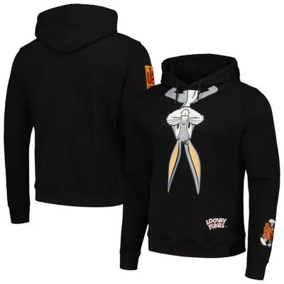 Unisex Freeze Max Bugs Bunny Black Looney Tunes Upside Down Pullover Hoodie