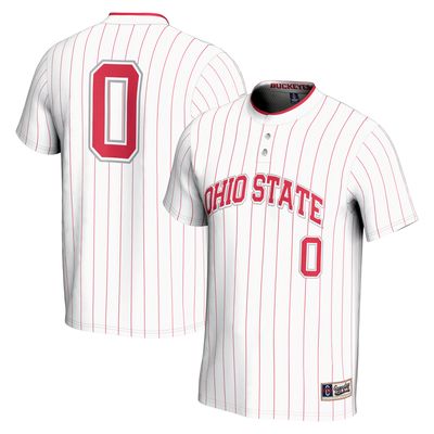 Unisex GameDay Greats #0 White Ohio State Buckeyes Lightweight Softball Jersey