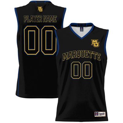 Unisex GameDay Greats Black Marquette Golden Eagles Lightweight NIL Pick-A-Player Basketball Jersey