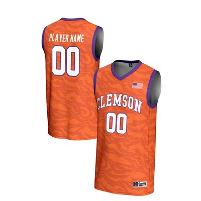 Unisex GameDay Greats Orange Clemson Tigers NIL Pick-A-Player Women's Basketball Lightweight Jersey