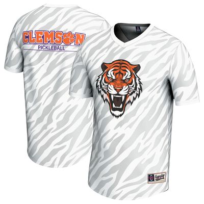 Unisex GameDay Greats White Clemson Tigers Lightweight Pickleball Jersey