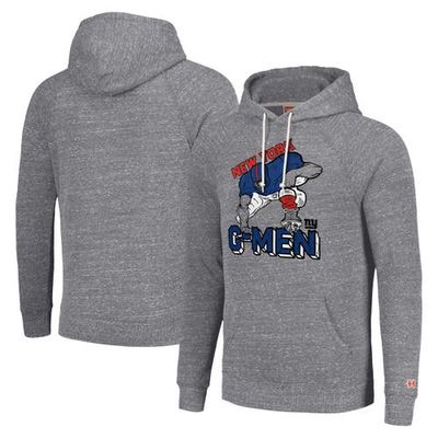 Unisex Homage Gray New York Giants Hyperlocal Raglan Pullover Hoodie