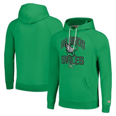 Unisex Homage Green Philadelphia Eagles Hyperlocal Raglan Pullover Hoodie