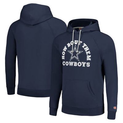 Unisex Homage Navy Dallas Cowboys Hyperlocal Raglan Pullover Hoodie