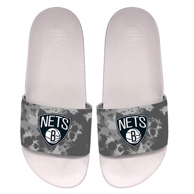 Unisex ISlide Brooklyn Nets Acid Wash Motto Slide Sandals