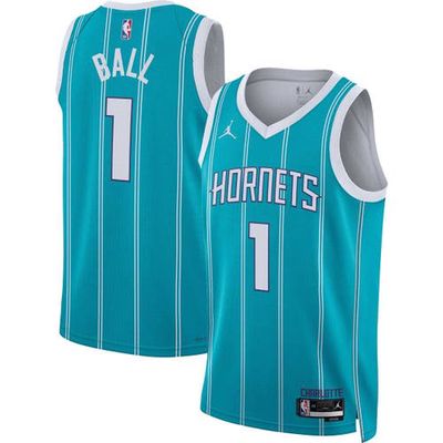 Unisex Jordan Brand LaMelo Ball Teal Charlotte Hornets Swingman Jersey - Association Edition