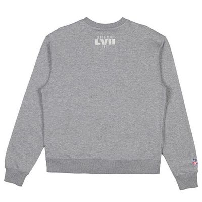 Unisex Manor Gray Super Bowl LVII NFL Origins Retro Pullover Sweatshirt