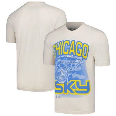 Unisex Playa Society Cream Chicago Sky WNBA Vintage Wash T-Shirt