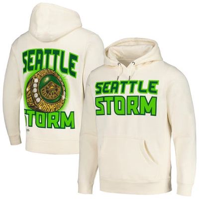 Unisex Playa Society Oatmeal Seattle Storm Pullover Hoodie