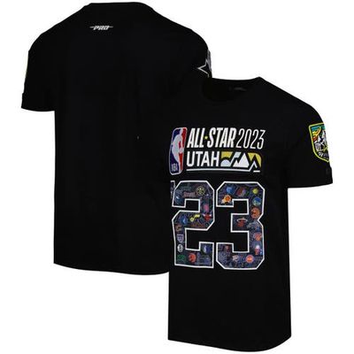 Unisex Pro Standard Black 2023 NBA All-Star Game Chenille T-Shirt