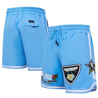 Unisex Pro Standard Light Blue Southern University Jaguars 2023 NBA All-Star Game x HBCU Classic Chenille Shorts