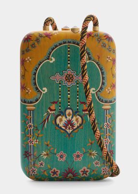 Unisex Silk Road Marquetry Handbag