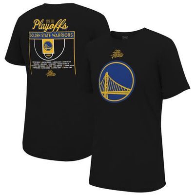 Unisex Stadium Essentials Black Golden State Warriors 2023 NBA Playoffs Roster T-Shirt