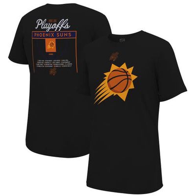 Unisex Stadium Essentials Black Phoenix Suns 2023 NBA Playoffs Roster T-Shirt